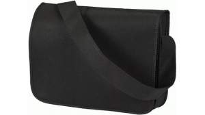 Mission non-woven shoulder bag black